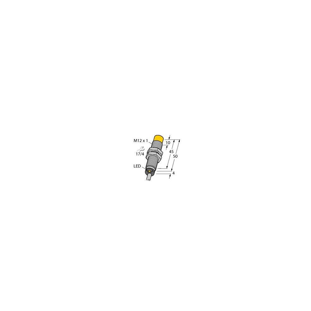 TURCK NI4-M12-AD6X SENSOR IND M12 10-30VDC 2M (1pc)