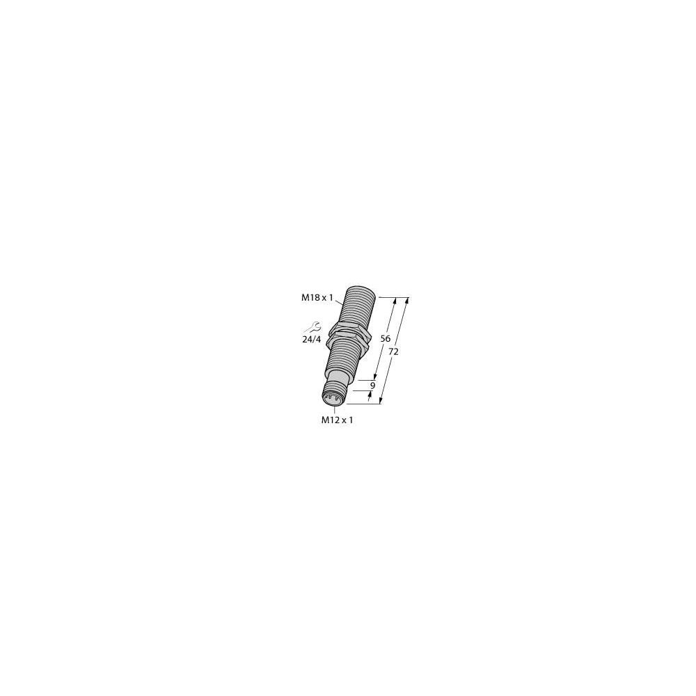 TURCK BI5-M18E-LIU-H1141 INDUCTIEVE SENSOR MET ANALOGE (1pc)
