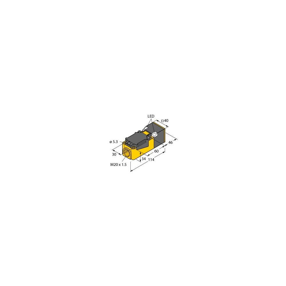 TURCK NI40U-CP40-VP4X2 BEN SCHAK IND 40MM WIS CP40 (1pc)