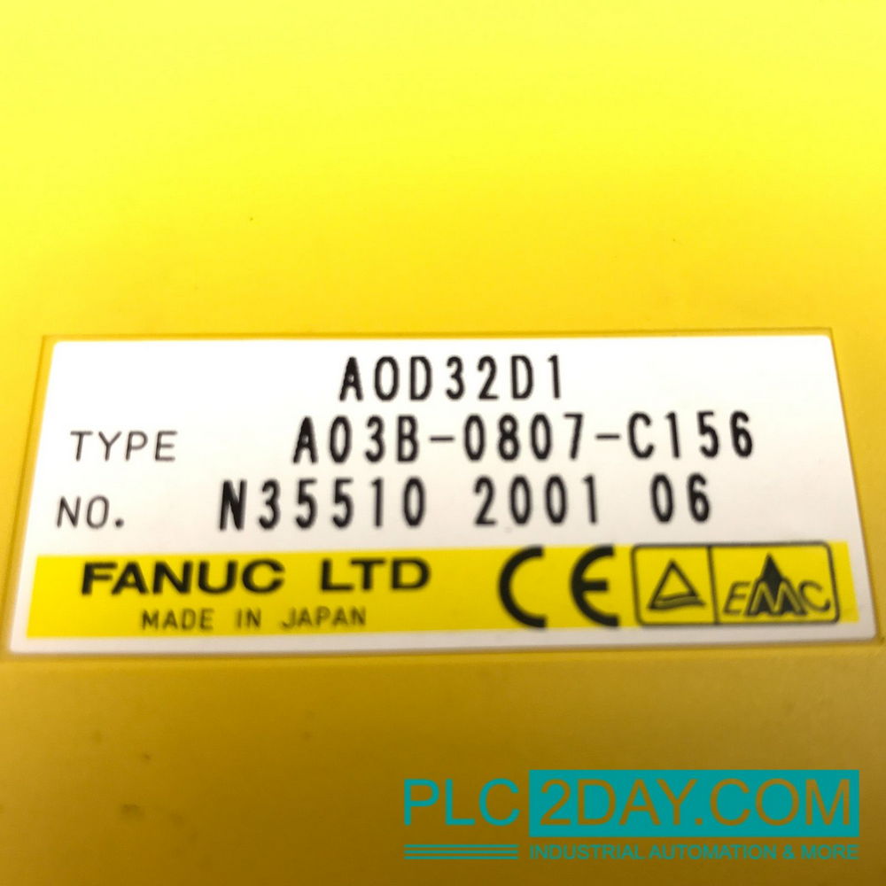 FANUC A03B-0807-C156 DC Output Module MDL AOD32D1