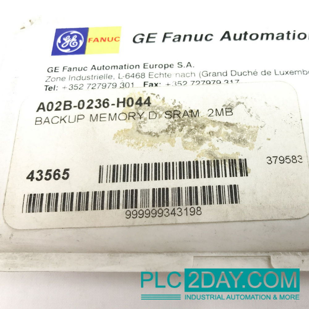 FANUC A02B-0236-H044 Backup Memory D SRAM 2MB — изображение 2