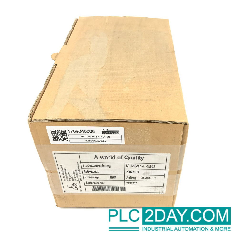 WITTENSTEIN ALPHA | SP 075S-MF1-4-1E1-2S | NSFP