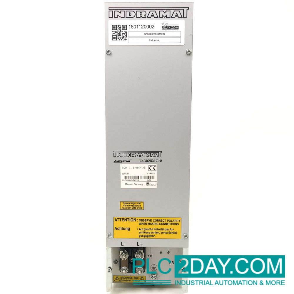 INDRAMAT  A.C. Servo Capacitor TCM1.1-04-W0