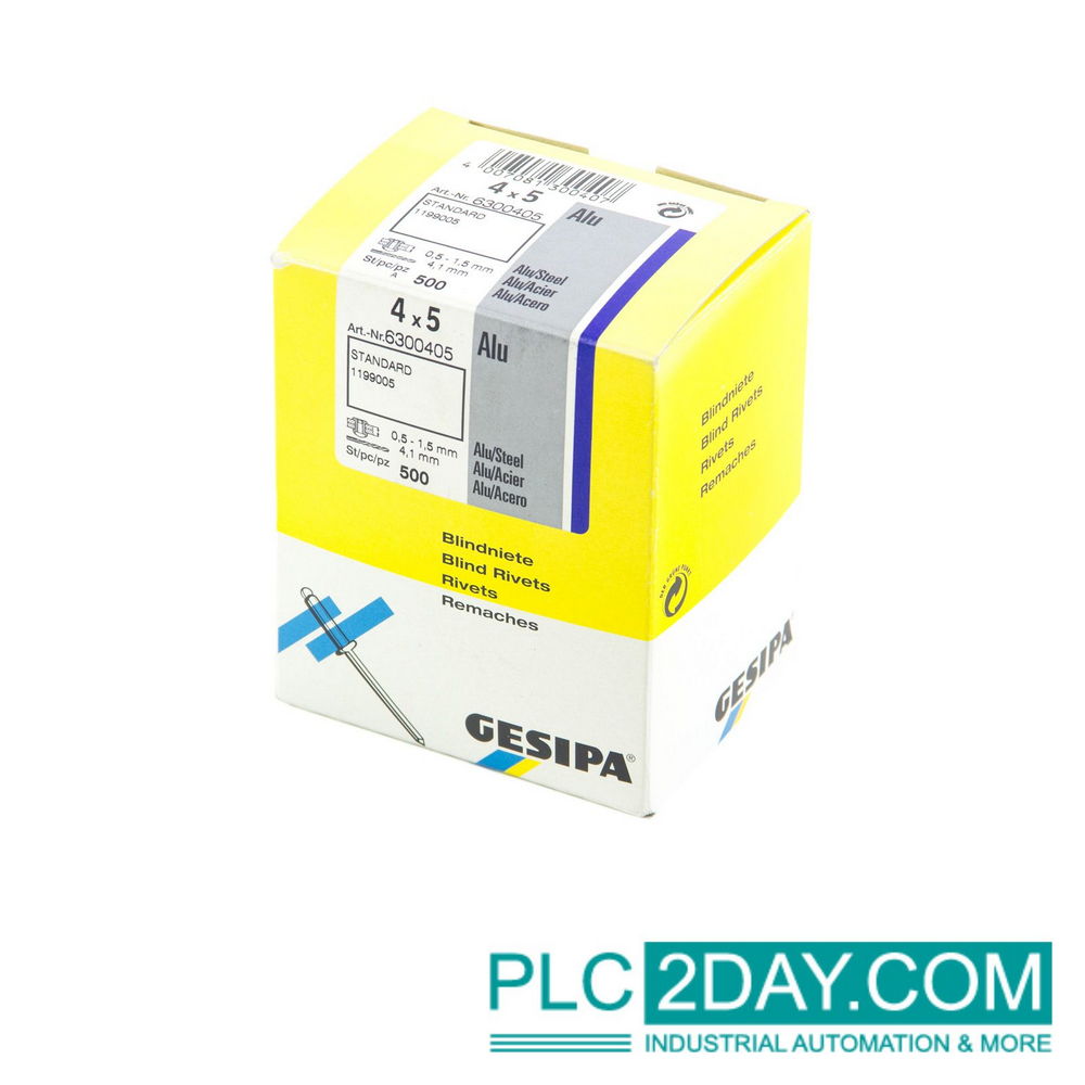 GESIPA 6300405 (500pc) Blind Rivets 0