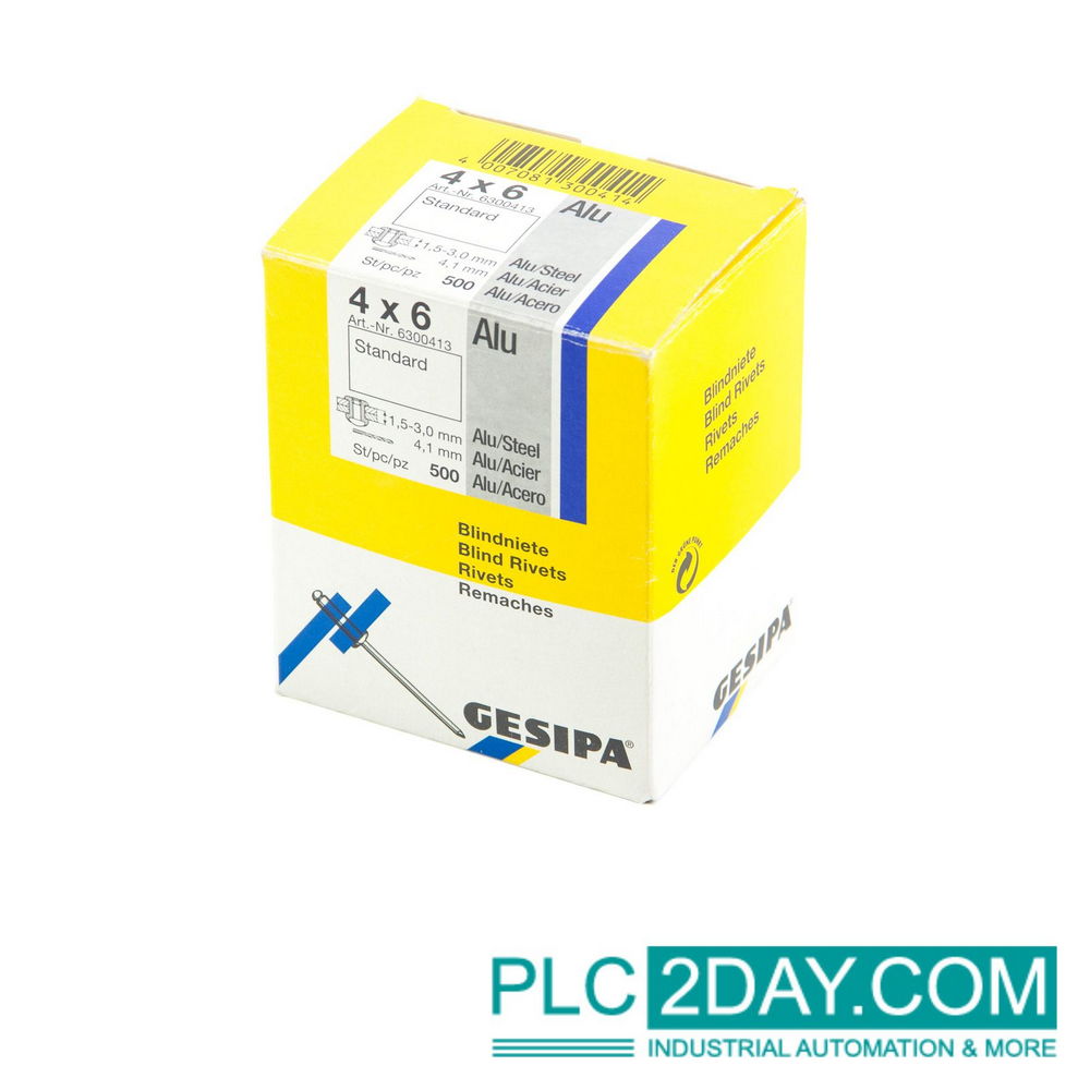 GESIPA 6300413 (500pc) Blind Rivets 1