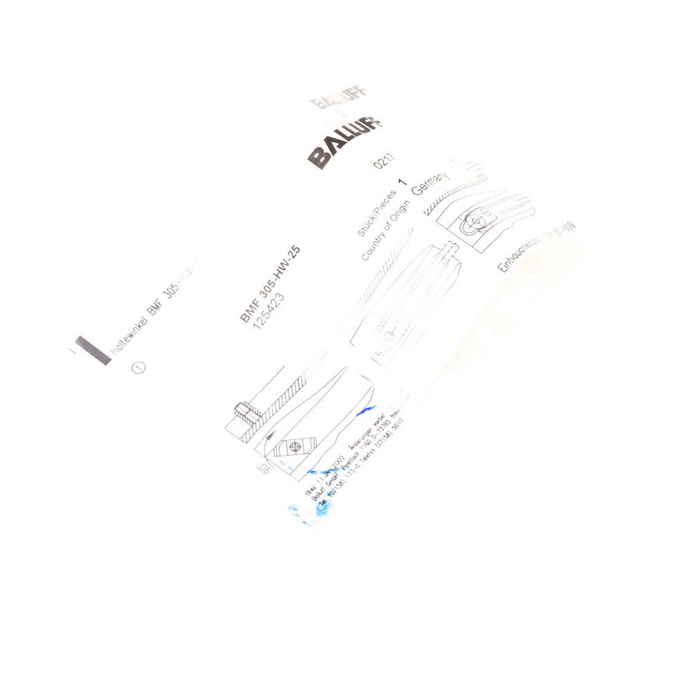 BALLUFF BMF-305-HW-25 125423 BMF mounting bracket