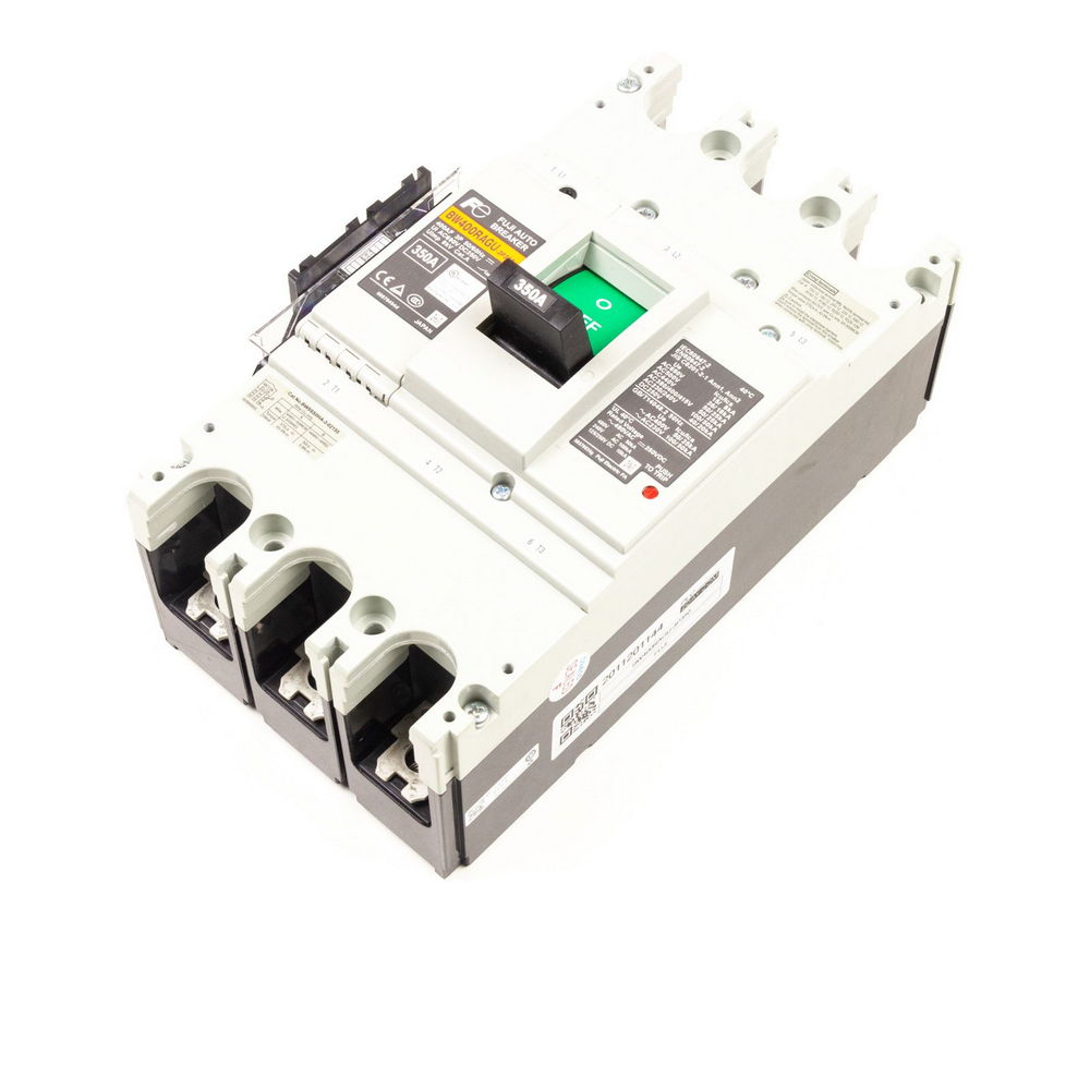 FUJI BW400RAGU 3P350 Circuit Breaker Thermal Magnetic 3Pole 350A 690VAC/250VDC