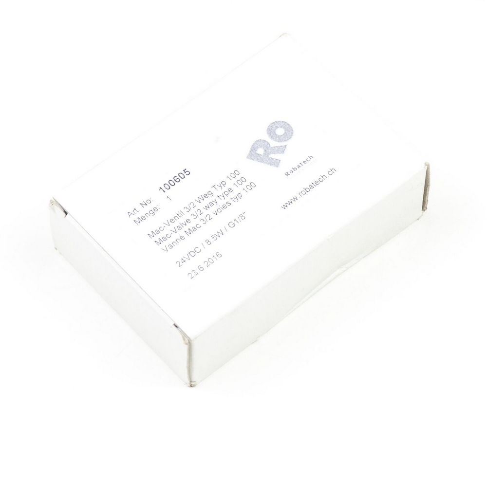 ROBATECH 100605 MAC-VALVE 3/2 WAY Type 100 ART NO. 100605