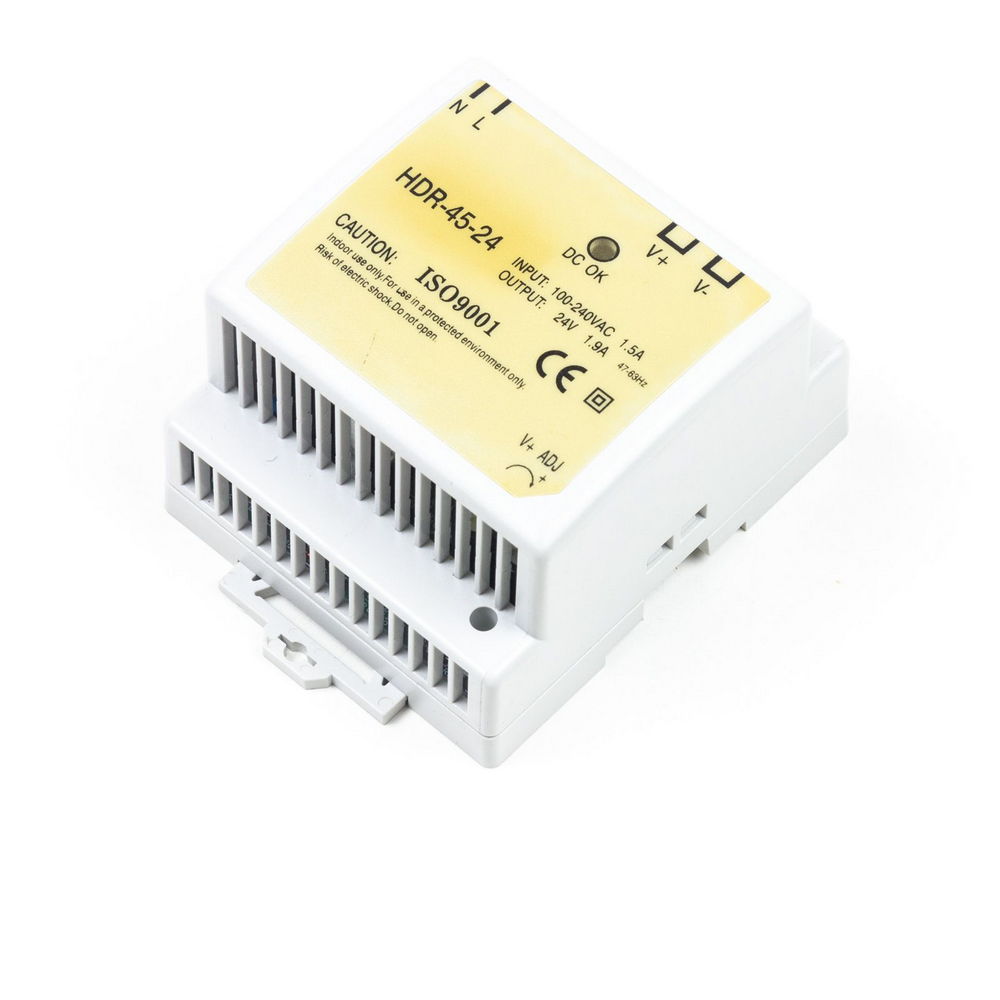 ZONZEN HDR-45-24 Power supply for DIN rail mount 24V 2A 48W