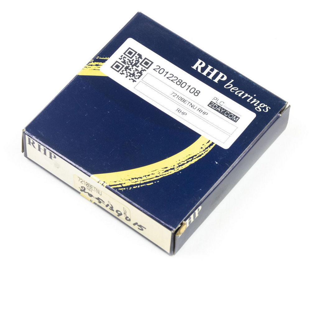 RHP 7210BETNU Single Row Angular Contact Ball Bearing With A 40° Contact Angle