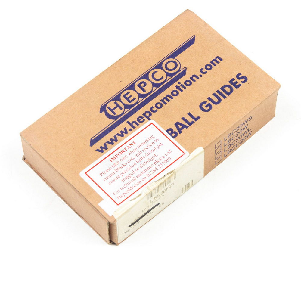 HEPCO LBG20FZ1 Linear Ball Guide Block (Greese-nipple missing)