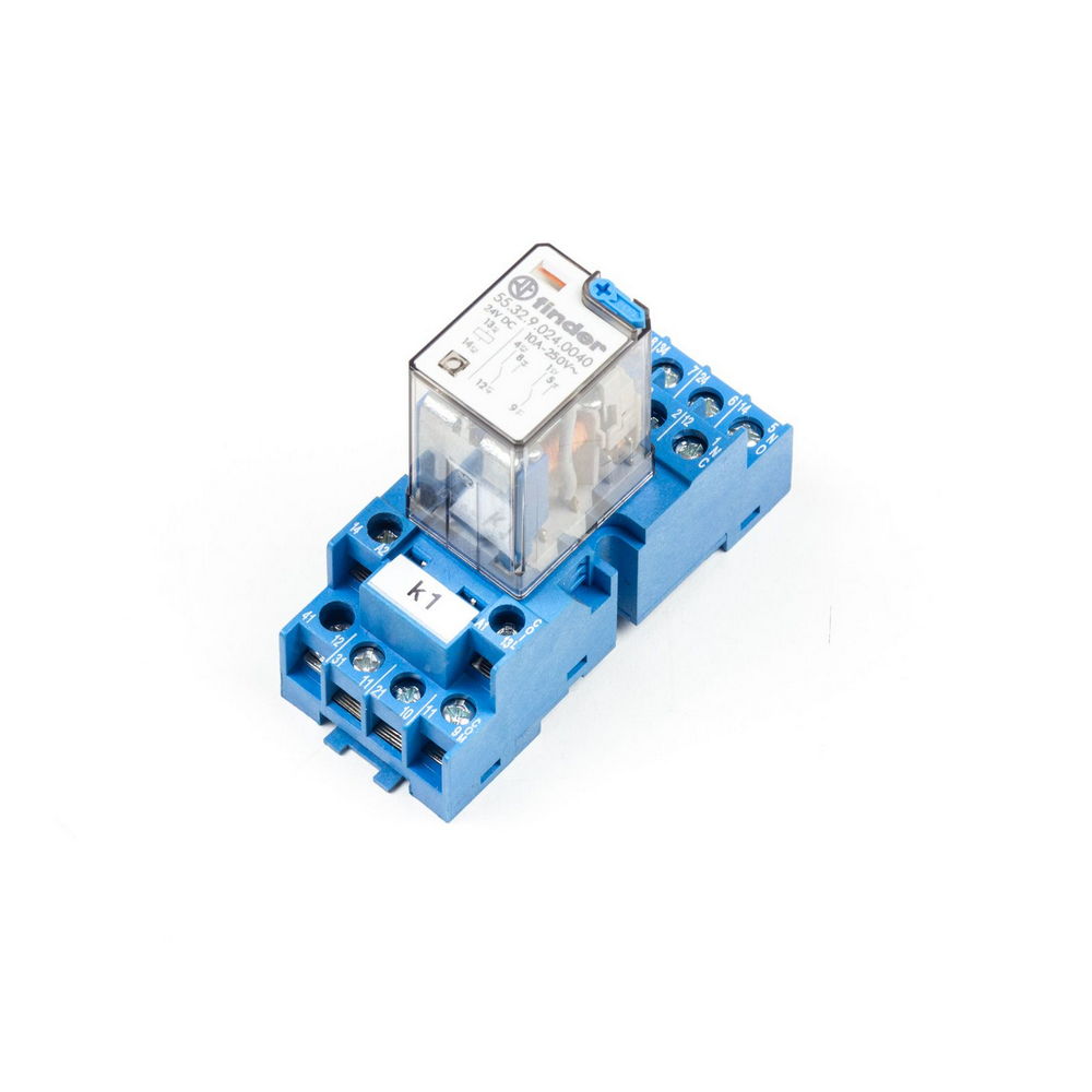 FINDER 55.32.9.024.0040 + 94.74 Relay and socket