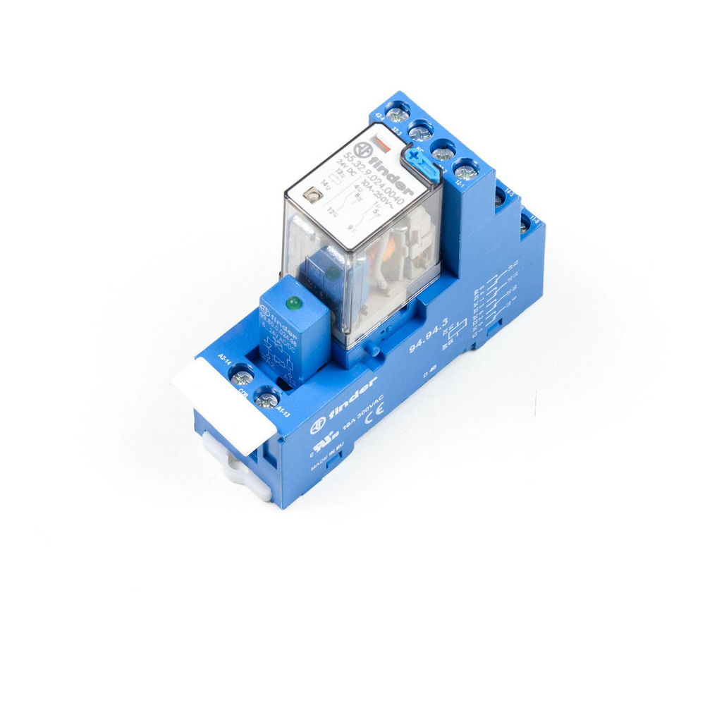 FINDER 55.32.9.024.0040 + 94.94.3 Relay and socket