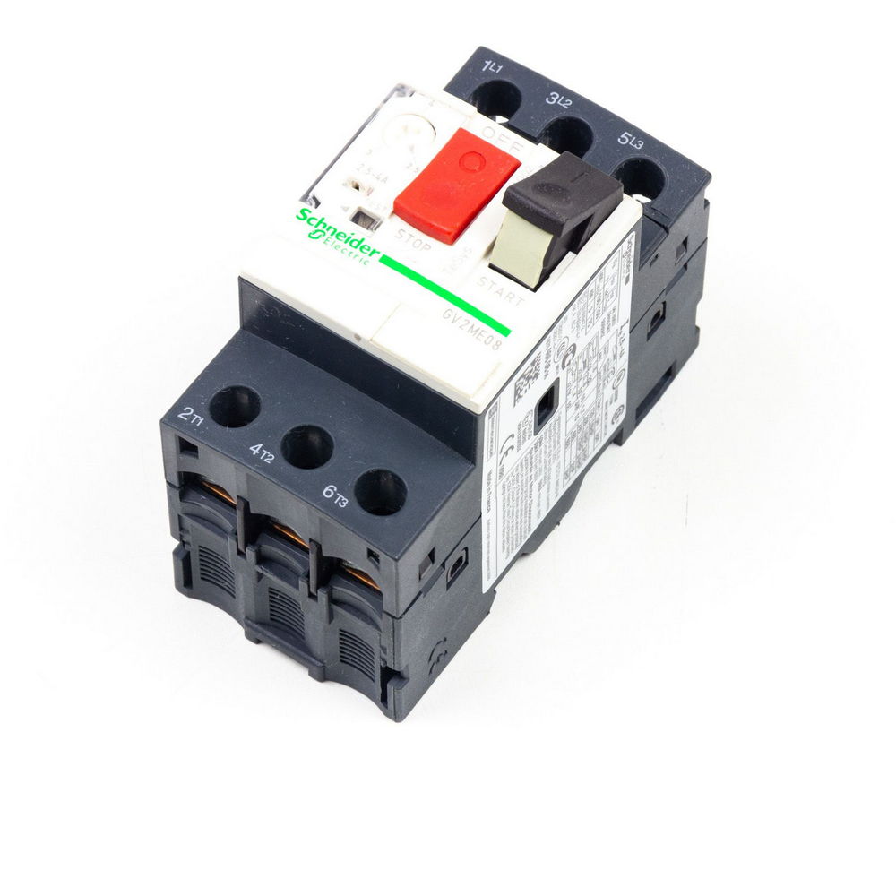 SCHNEIDER ELECTRIC GV2ME08 Motor Protection Circuit Breaker: 4A