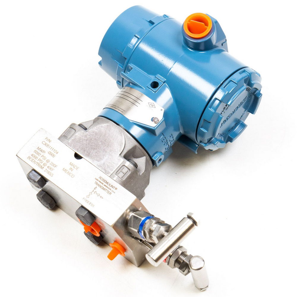 ROSEMOUNT 3051CG2A02A1AM5S5Q4 + 0305RC22B11B4L4 (0-90 MBAR)