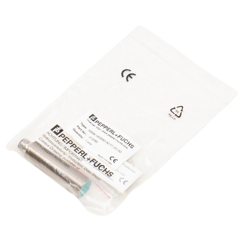 PEPPERL+FUCHS NBB8-18GM60-A2-V1-3G-3D (212062) Inductive sensor