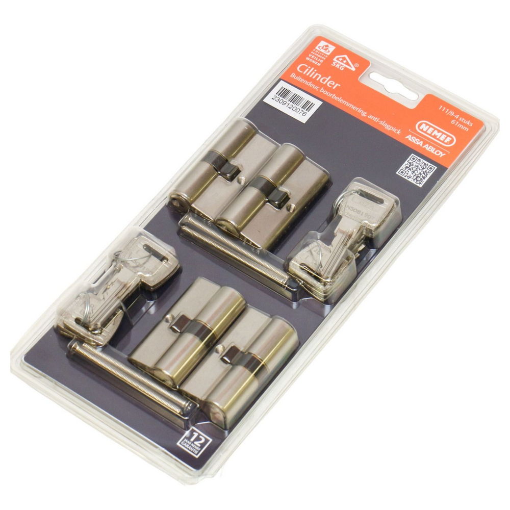 NEMEF 111/9 set van 4 cilinders