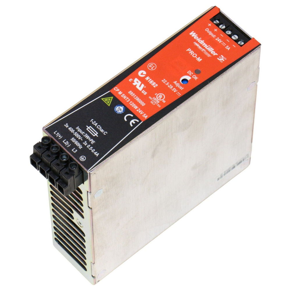 WEIDMUELLER CP M SNT3 120W 24V 5A 8951390000