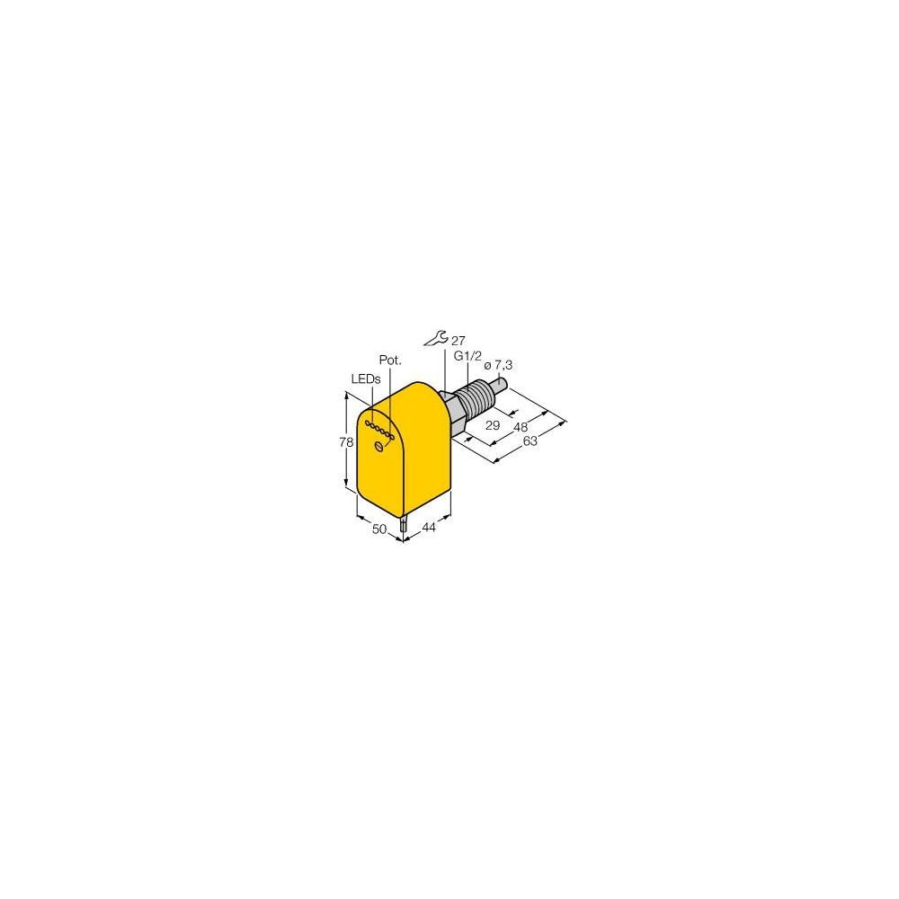 TURCK FCS-GL1/2A4P-VRX/24V STROMINGSBEWAKING ONDERDOMPEL (1pc)