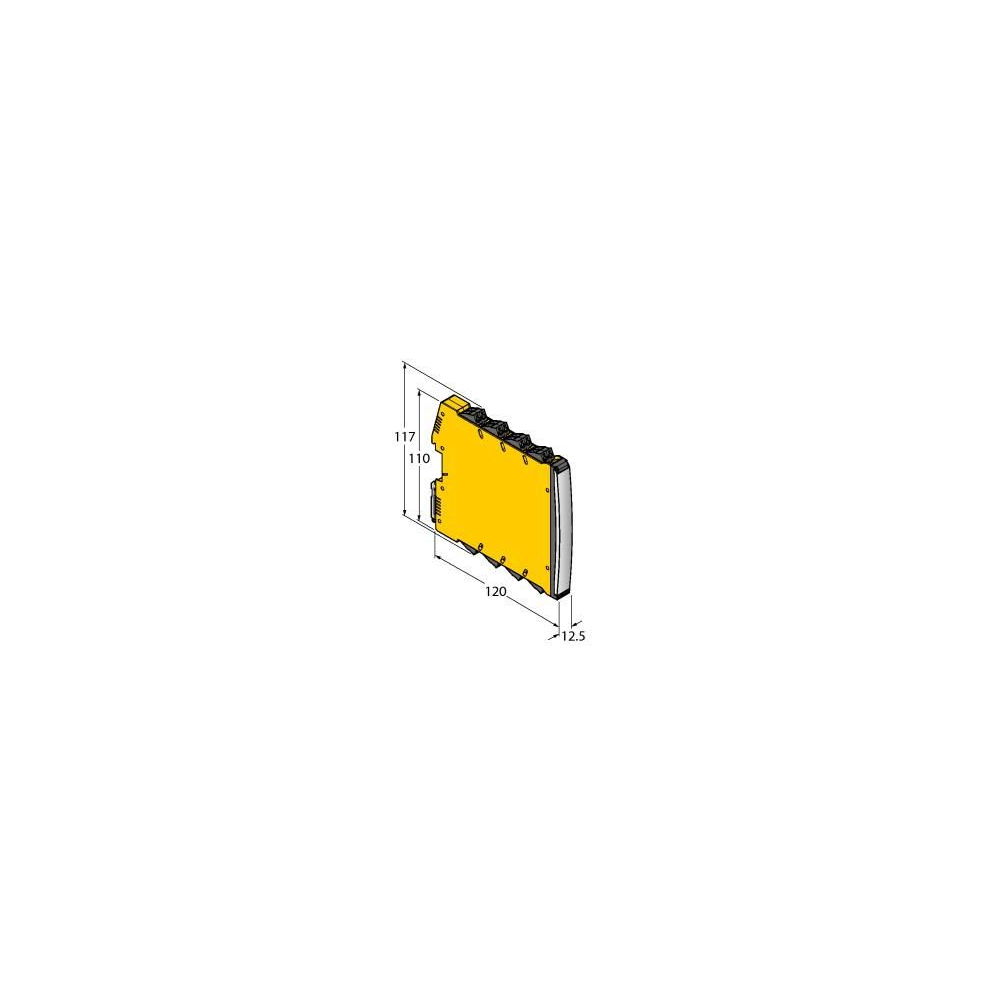 TURCK IMX12-DI03-1S-2T-S/2 SCHEIDINGSSCHAKELVERSTERKER 1 (1pc)